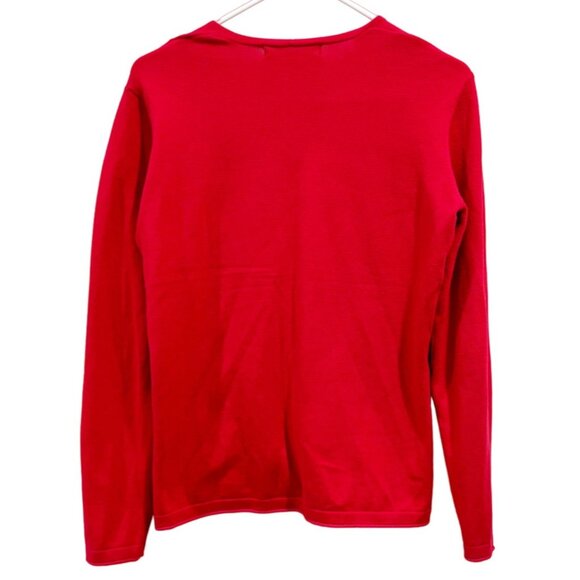 Title Nine Red Salt Sweater Size Medium - Picture 2 of 6